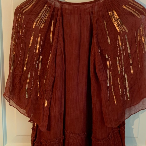 Anthropology Floreat Canalis Keyhole Top - Picture 7 of 9